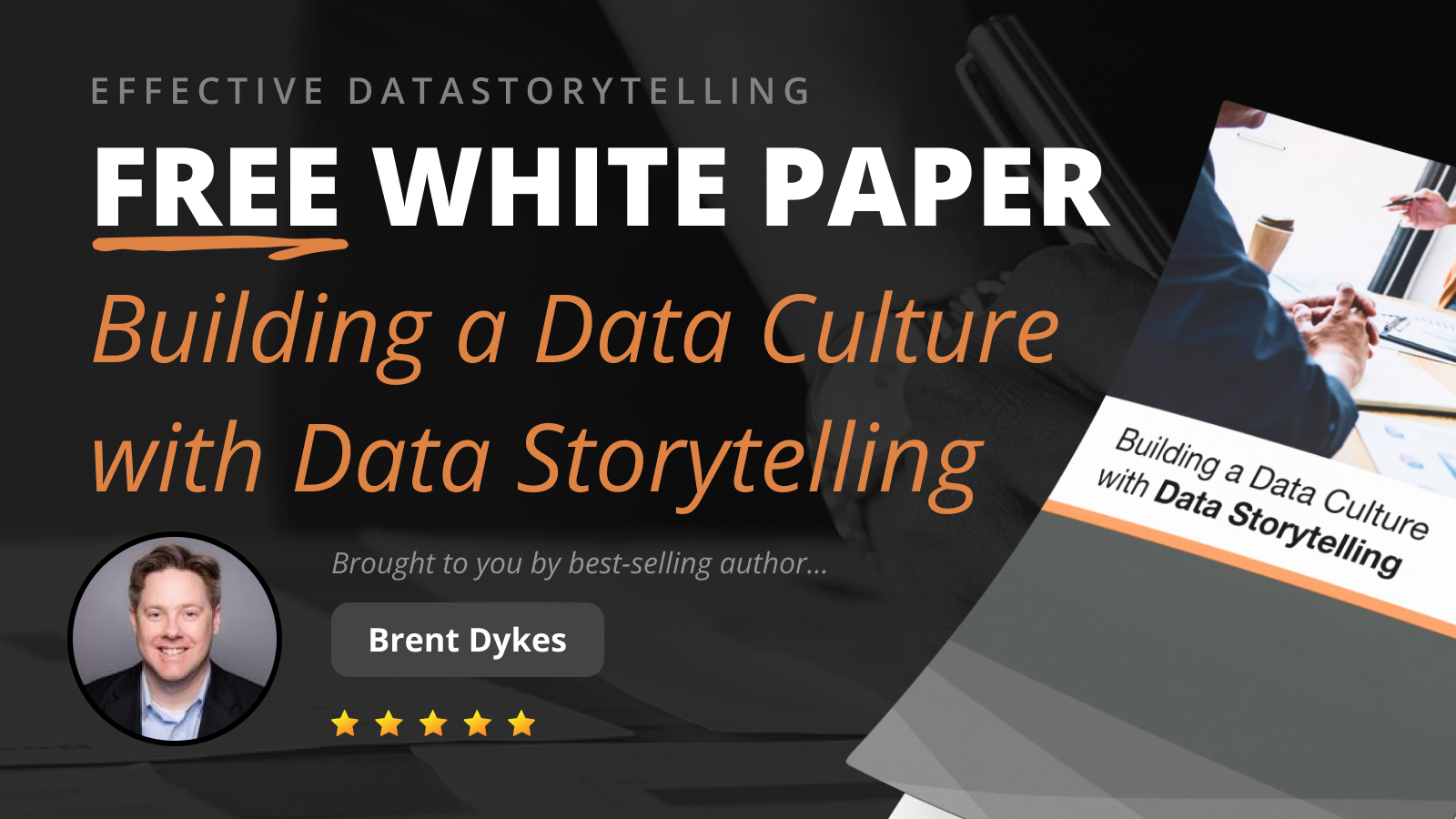 Building a Data Culture with Data Storytelling white paper cover